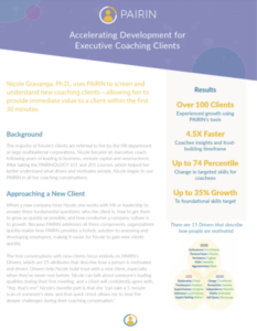 case study on coaching executives